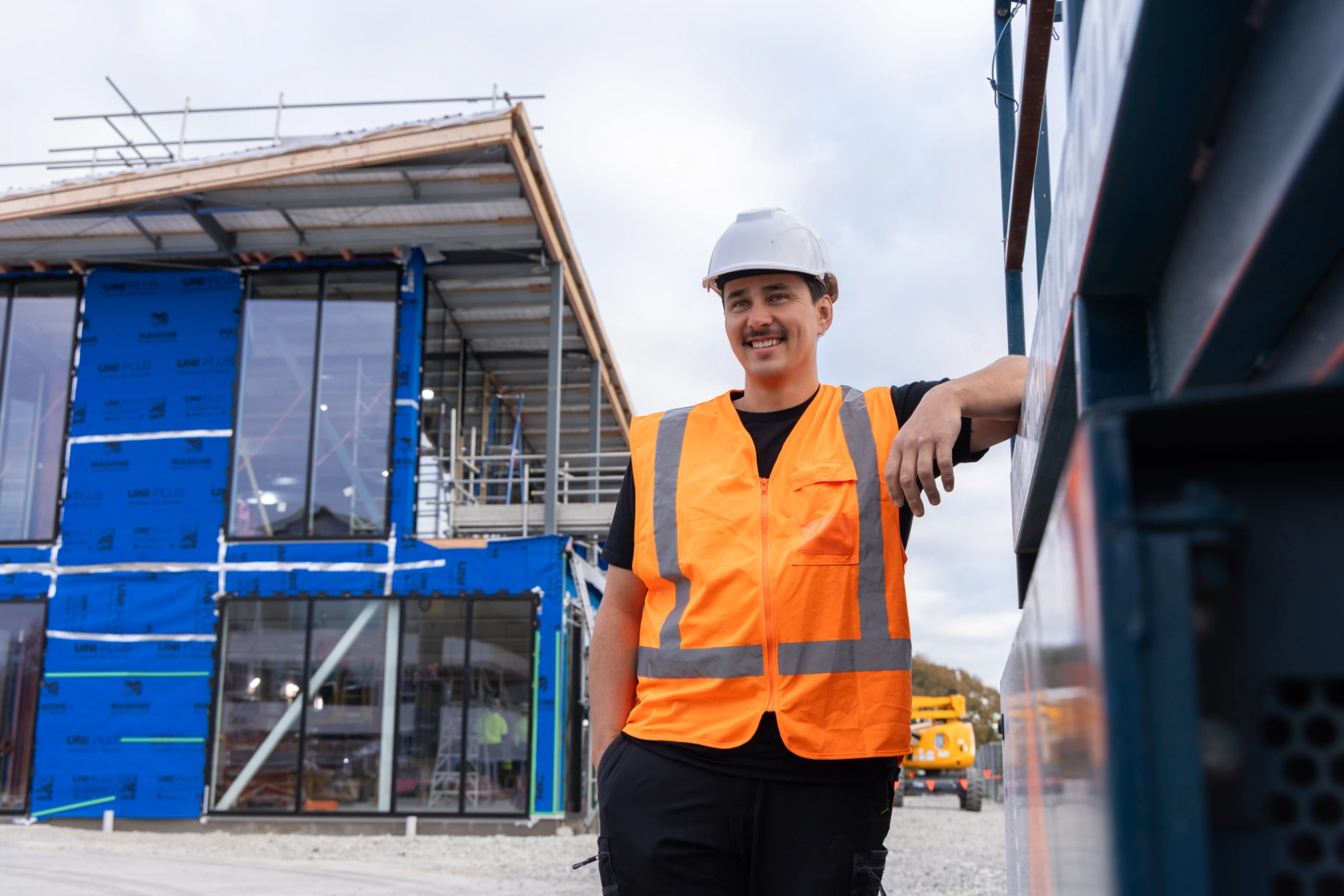 FOLEYS worker with new build in the background